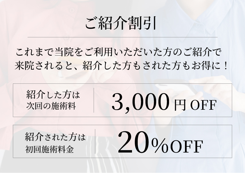 紹介割引