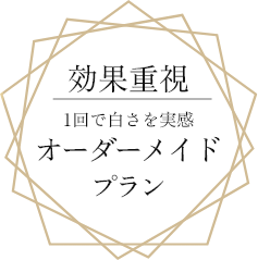 効果重視のオーダーメイドプラン